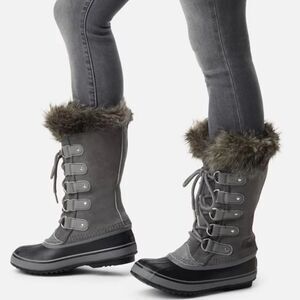 Sorel Joan of Arctic Suede & Leather Waterproof Snow Boots